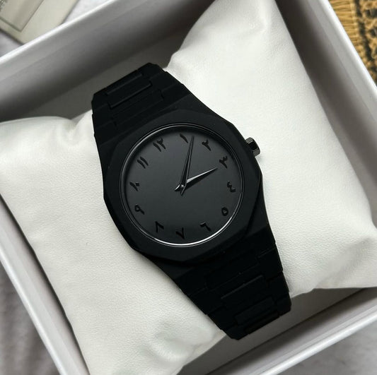 Arabic Aura Men & Women Stylish Slim Watch